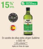 Oferta de Aceite de oliva extra virgen Sublime x 500 ml  en Jumbo