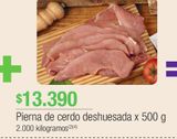 Oferta de Pierna de cerdo deshuesada x 500 g por $13390 en Jumbo