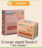 Oferta de Burger vegetal Planeta V en Jumbo