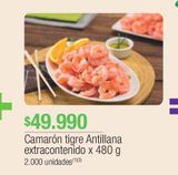 Oferta de Camarón tigre Antillana extracontenido x 480 g por $49990 en Jumbo