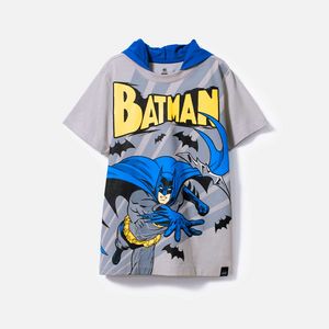 Oferta de Camiseta de niño, manga corta con chompa gris/azul de Batman por $48993 en MIC