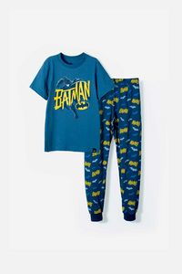 Oferta de Pijama de Batman azul de pantalón largo para niño por $92691 en MIC