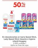 Oferta de En desodorantes en barra Speed Stick, Lady Speed Stick tripacks e higiene infantil Huggies en Metro