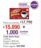 Oferta de Café Sello Rojo x 600 g por $15890 en Metro