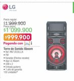 Oferta de Torre de Sonido Xboom por $999900 en Jumbo