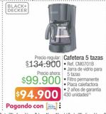 Oferta de Cafetera 5 tazas por $94900 en Jumbo