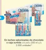 Oferta de Leche saborizada de chocolate o caja surtida x 6un x 200ml en Metro
