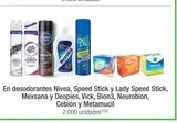 Oferta de En desodorantes Nivea, Speed Stick y Lady Speed Stick, Mexsana y Deopies, Vick, Bion3, Neurobion, Cebión y Metamucil en Jumbo
