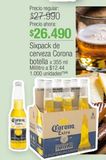 Oferta de Sixpack de cerveza Corona botella x 355ml por $26490 en Jumbo