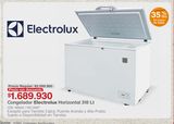 Oferta de Congelador Electrolux horizontal 318L por $1689930 en Makro
