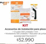 Oferta de Kit accesorios de instalación para pisos por $52990 en Easy