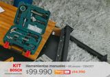 Oferta de Kit herramientas manuales Bosch por $99990 en Easy