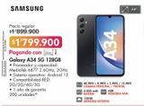 Oferta de Galaxy A34 5G 128GB por $1799900 en Metro