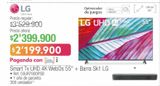 Oferta de Smart tv LG por $2199900 en Jumbo