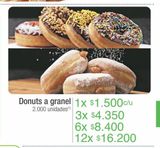 Oferta de Donuts a granel por $1500 en Jumbo