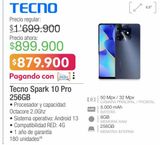 Oferta de Tecno spark 10 pro  por $879900 en Jumbo