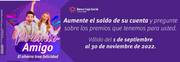 Oferta de Banco Caja Social | Premio Amigo Banco Caja Social | 4/10/2022 - 30/11/2022
